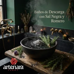 Baños de Descarga con Sal Negra y Romero